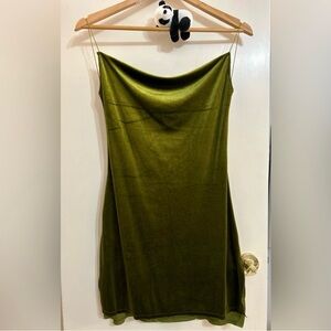 Rumi Neely Velvet Mini Dress